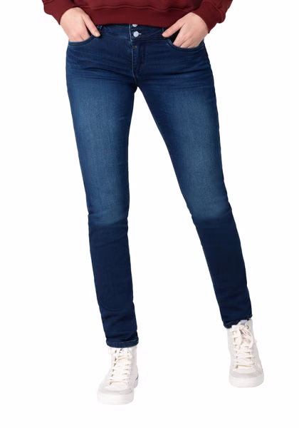 TIMEZONE Damen Jeans SLIM ENAYTZ - Slim Fit - Blau - Muted Blue Wash TIMEZONE Damen Jeans SLIM ENAYTZ - Slim Fit - Blau - Muted Blue Wash