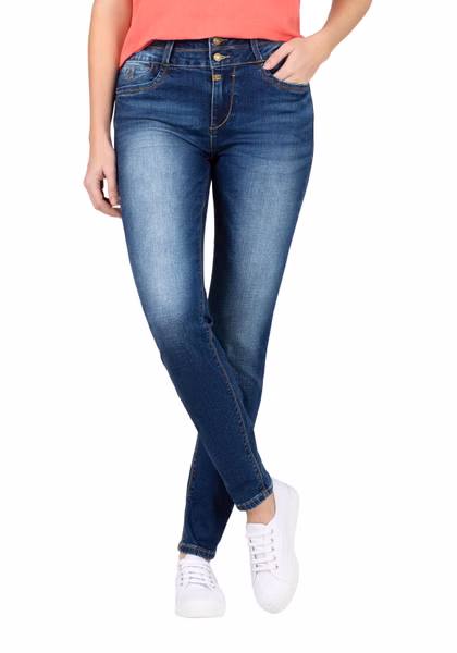 TIMEZONE Damen Jeans SLIM ENAYTZ WOMANSHAPE - Slim Fit - Blau - Grape Blue Wash TIMEZONE Damen Jeans SLIM ENAYTZ WOMANSHAPE - Slim Fit - Blau - Grape Blue Wash