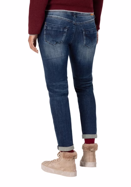 TIMEZONE 7/8 Damen Jeans SLIM NALITZ 7/8 - Slim Fit - Blau - Metal Blue Wash TIMEZONE 7/8 Damen Jeans SLIM NALITZ 7/8 - Slim Fit - Blau - Metal Blue Wash