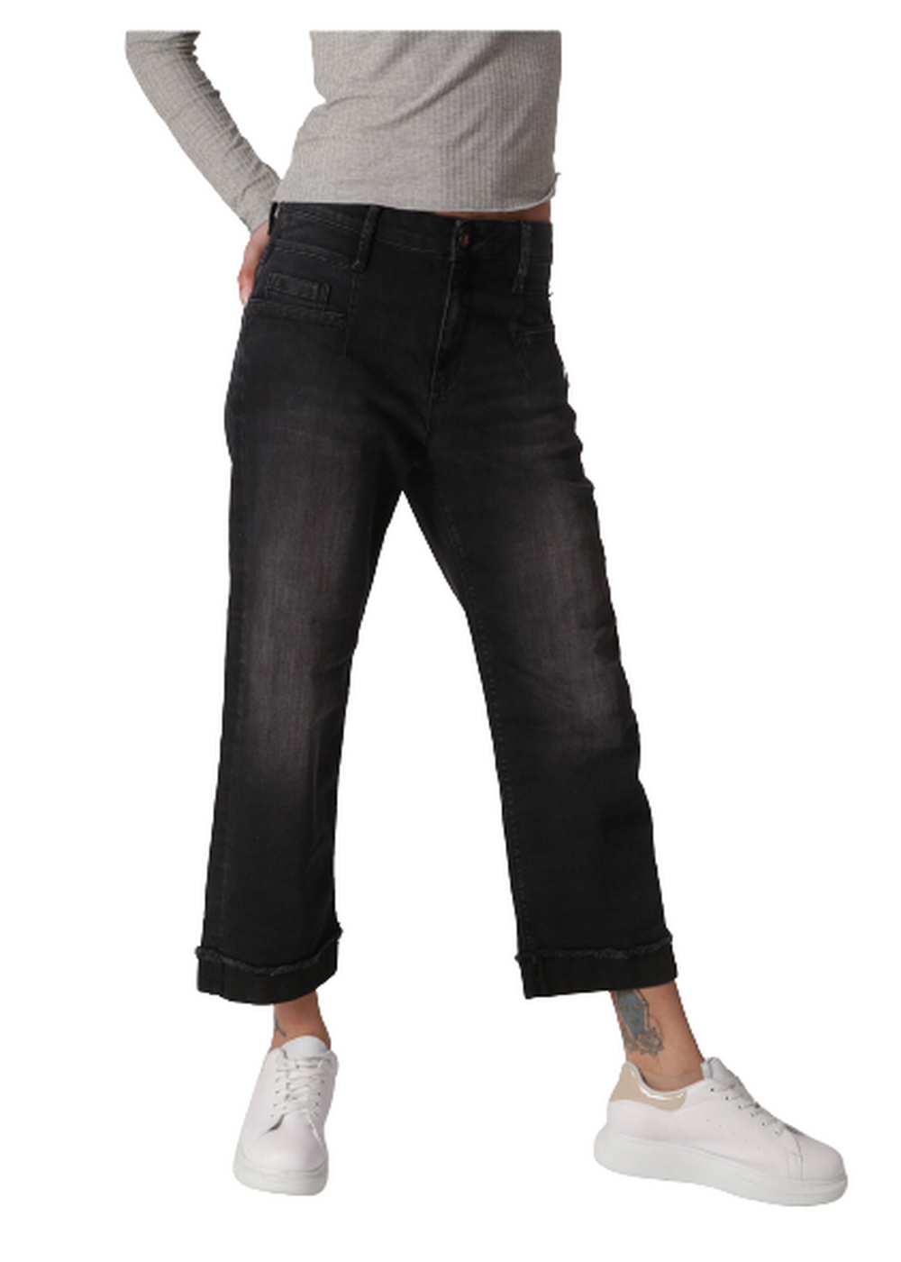 M.O.D. Damen Jeans NAIROBI - Boyfriend Fit - Schwarz - Midnight Black günstig online kaufen