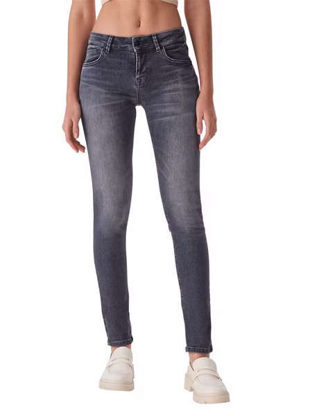 LTB Damen Jeans NICOLE Skinny Fit - Blau - Cali Undamaged Wash LTB Damen Jeans NICOLE Skinny Fit - Blau - Cali Undamaged Wash