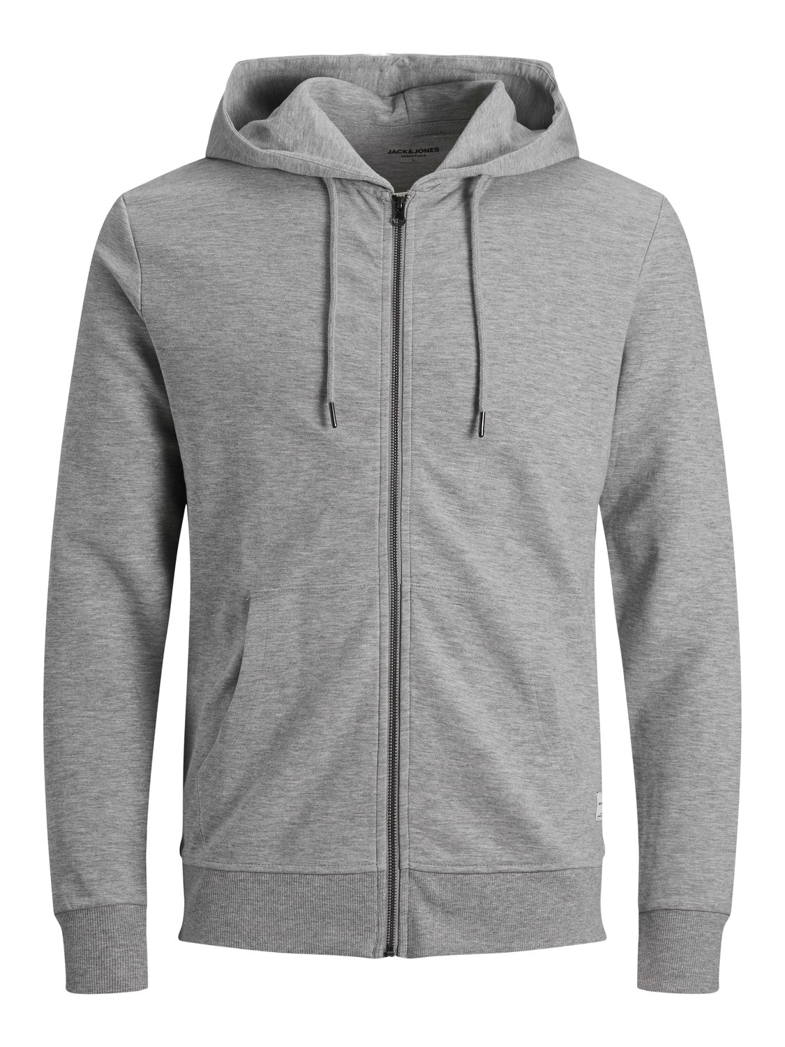 Jack & Jones Herren Hoodie Kapuzenpullover JJEBASIC ZIP - Regular Fit Plussize