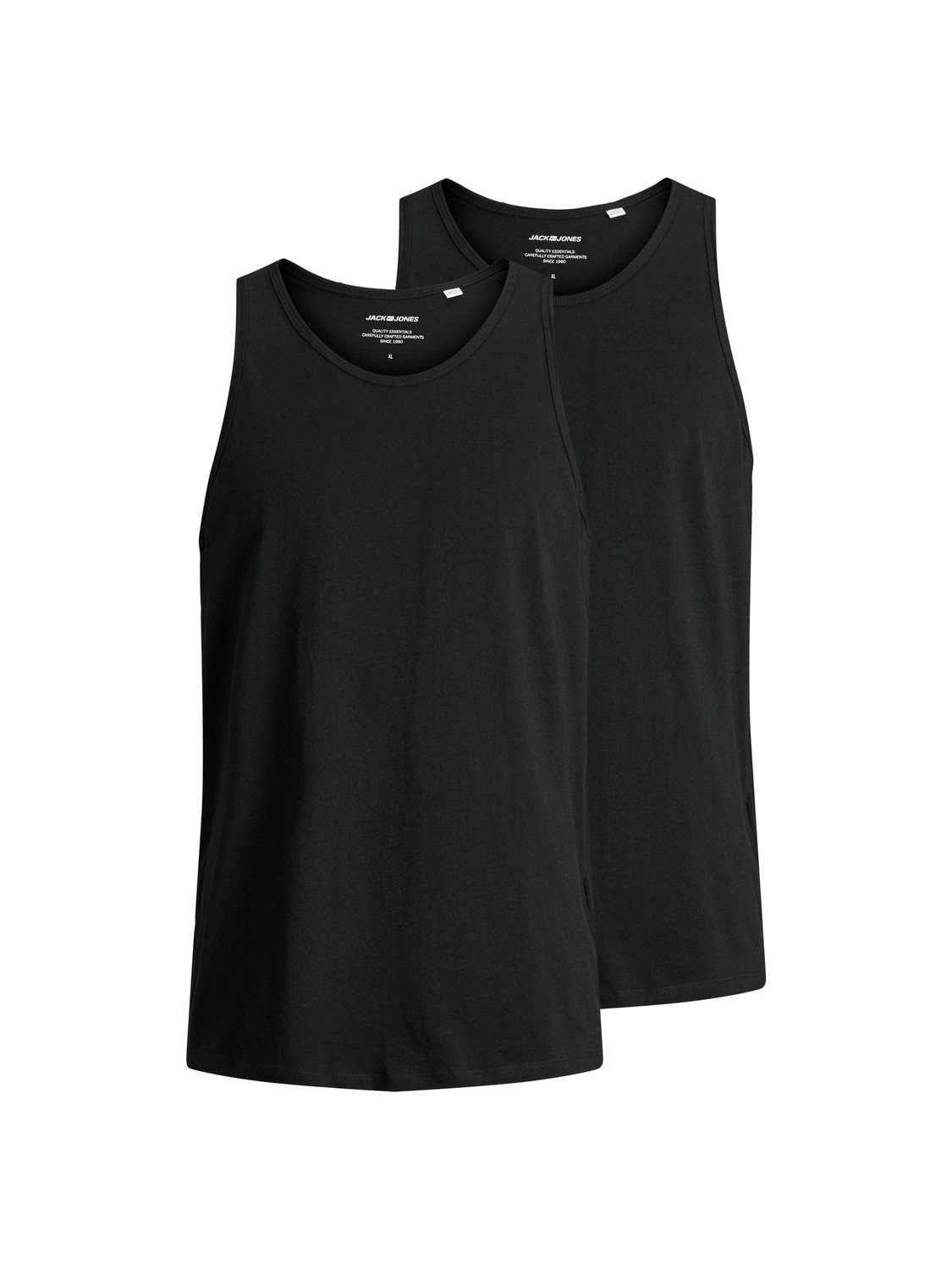 Jack & Jones Herren Rundhals Tank Top JACBASIC 2er PACK - Regular Fit