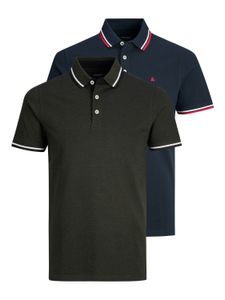 Herren Poloshirt JJEPAULOS - 2er Pack - Slim Fit