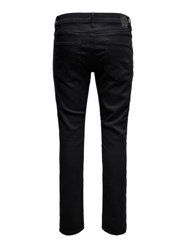 Only & Sons Herren Jeans ONSLOOM PK 1418 - Slim Fit - Schwarz - Black Denim