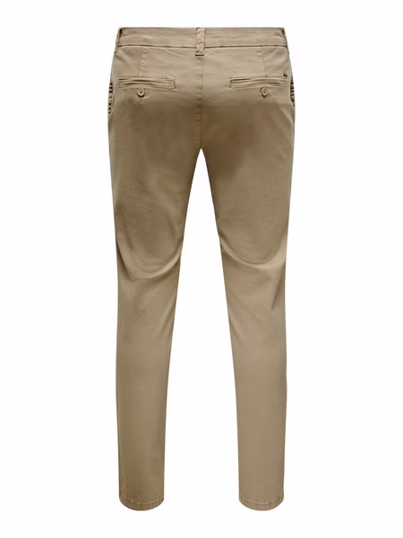 Only & Sons Herren Chino Hose ONSPETE - Slim Fit - Blau Beige Only & Sons Herren Chino Hose ONSPETE - Slim Fit - Blau Beige