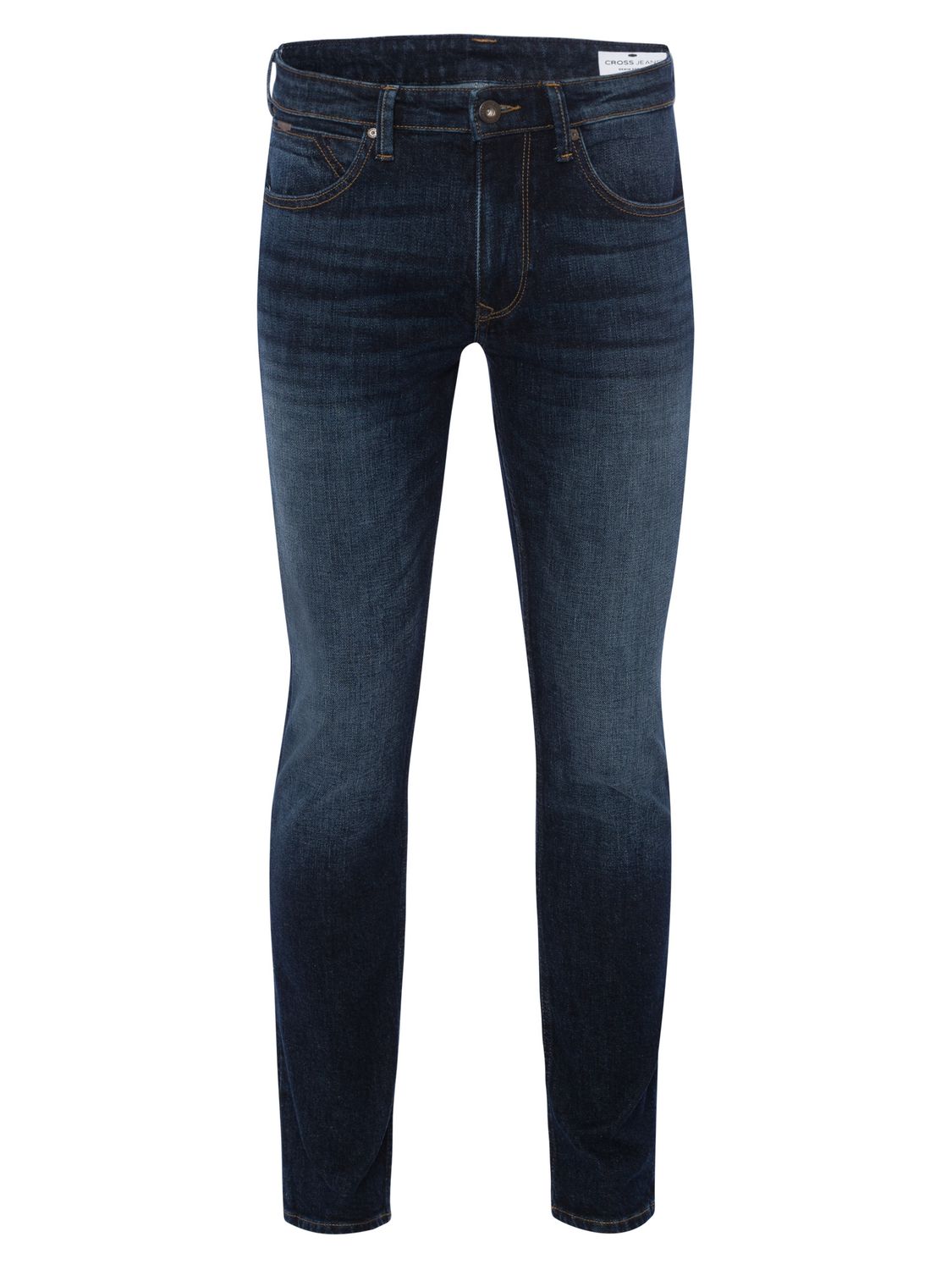 Cross Jeans Herren Jeans DYLAN - Regular Fit - Blau - Deep Blue günstig online kaufen