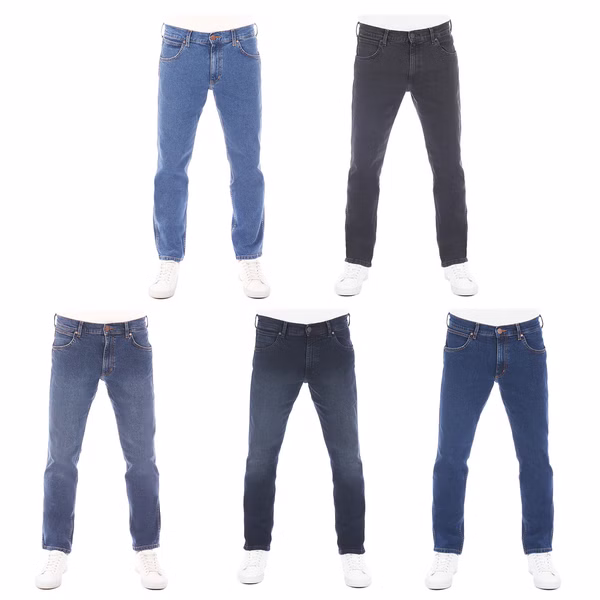 Wrangler Jeans Herren Stretch Regular Straight Fit Greensboro Wrangler Jeans Herren Stretch Regular Straight Fit Greensboro