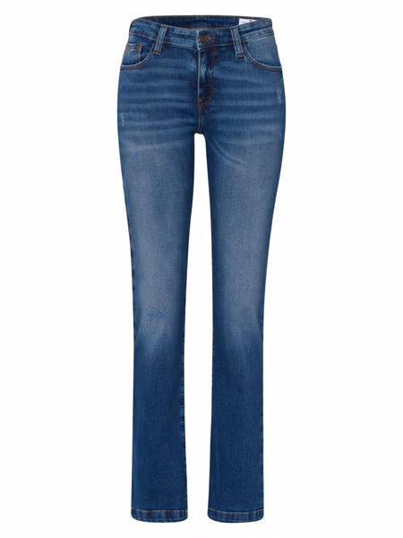Cross Jeans Damen Jeans LAUREN - Bootcut  - Blau - Mid Blue Scratched Cross Jeans Damen Jeans LAUREN - Bootcut  - Blau - Mid Blue Scratched
