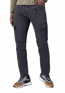 Timezone Herren Cargo Hose REGULAR BENTZ - Regular Fit - Beige Blau Grau GrünBlau