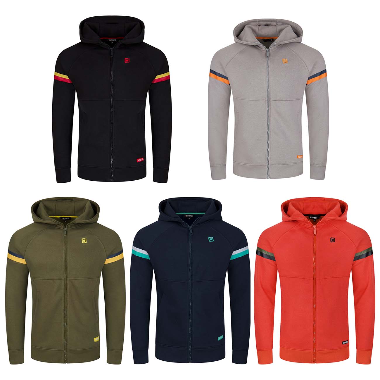 Riverso Herren Kapuzenjacke RIVDanilo Regular Fit