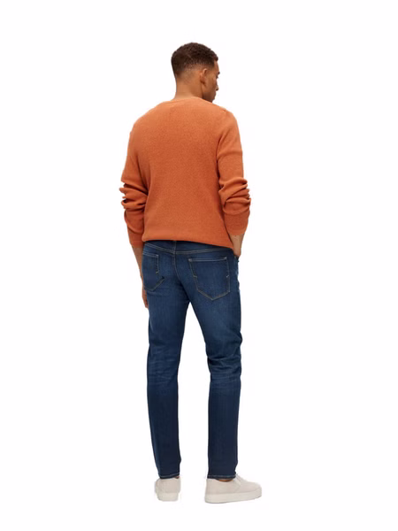 Selected Homme Herren Jeans SLH196-STRAIGHTSCOTT  - Straight Fit - Blau Dark Blue Denim Selected Homme Herren Jeans SLH196-STRAIGHTSCOTT  - Straight Fit - Blau Dark Blue Denim