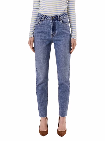Vero Moda Damen Jeans VMBRENDA GU384 - Straight Fit - Blau - Light Blue Denim Vero Moda Damen Jeans VMBRENDA GU384 - Straight Fit - Blau - Light Blue Denim