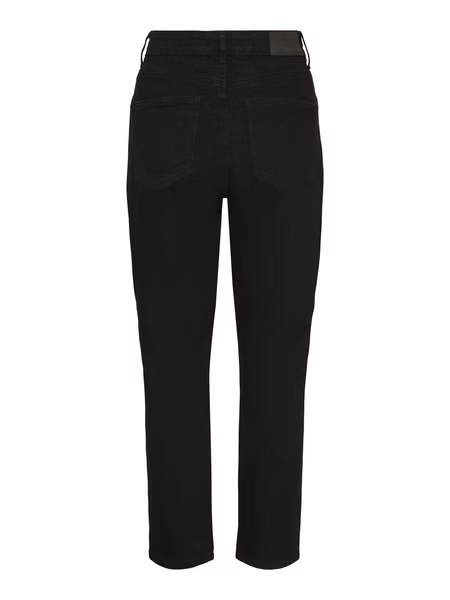 Noisy May Damen Mom Jeans NMKATY-  Slim Fit Schwarz - Black Denim Noisy May Damen Mom Jeans NMKATY-  Slim Fit Schwarz - Black Denim