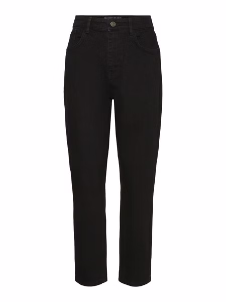 Noisy May Damen Mom Jeans NMKATY-  Slim Fit Schwarz - Black Denim Noisy May Damen Mom Jeans NMKATY-  Slim Fit Schwarz - Black Denim