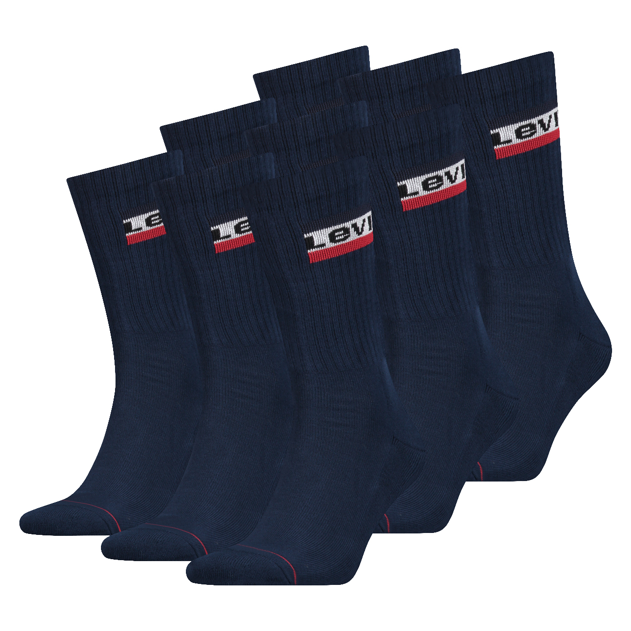 Levi's Unisex Socken Regular Cut 120SF SPRT LT 9er Pack