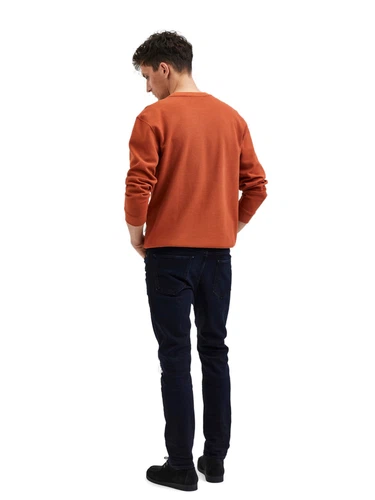 Selected Homme Herren Jeans SLH175-SLIM LEON 24601  - Slim Fit - Blau - Blue Black Denim