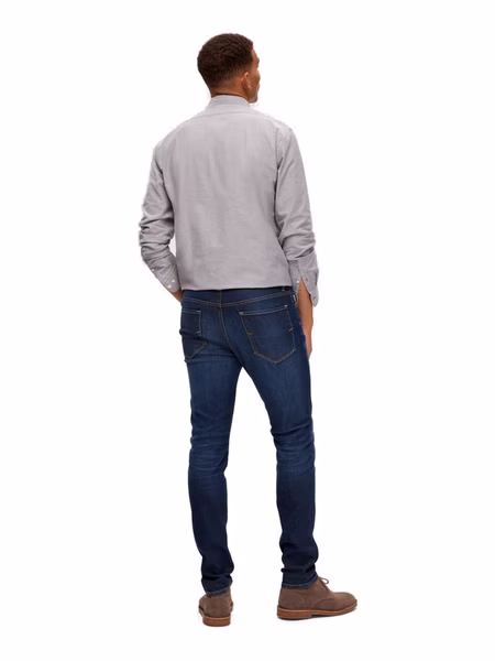 Selected Homme Herren Jeans SLH175-SLIMLEON 31604  - Slim Fit - Blau - Dark Blue Denim Selected Homme Herren Jeans SLH175-SLIMLEON 31604  - Slim Fit - Blau - Dark Blue Denim