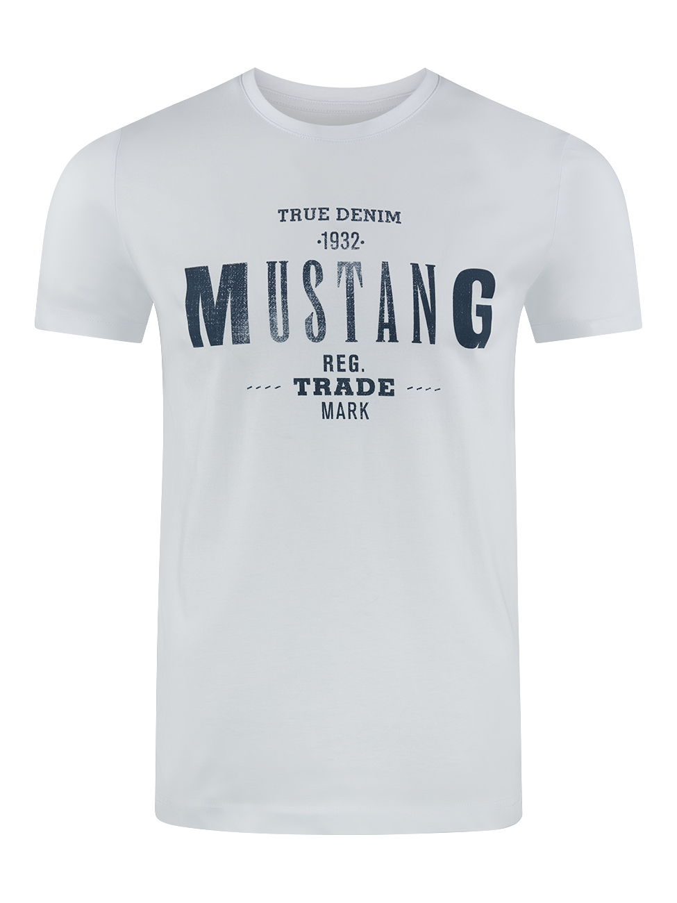 Mustang Herren T-Shirt Mehrfarbig Rundhals Regular Fit S bis 6XL