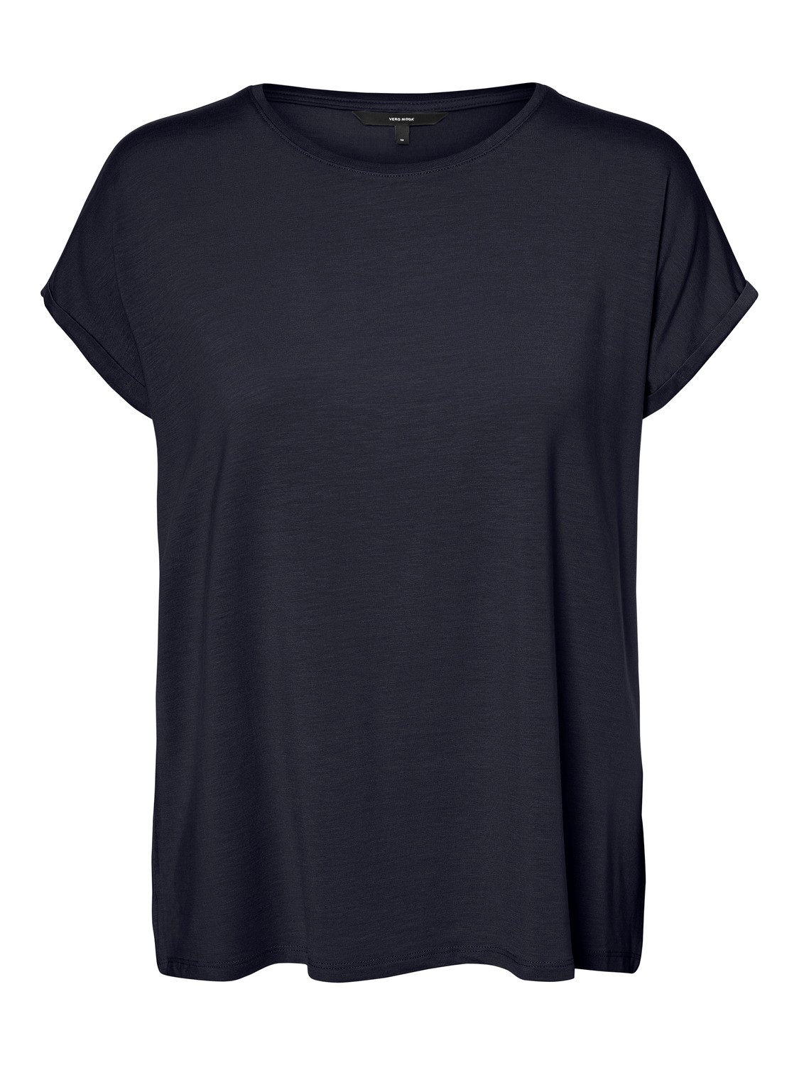 Vero Moda Damen T-Shirt VMAVA PLAIN - Regular Fit