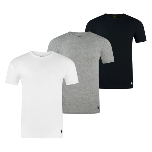 Polo Ralph Lauren Herren Rundhals T-Shirt Unterhemd CLASSIC CREW NECK 3er Pack - Regular Fit
