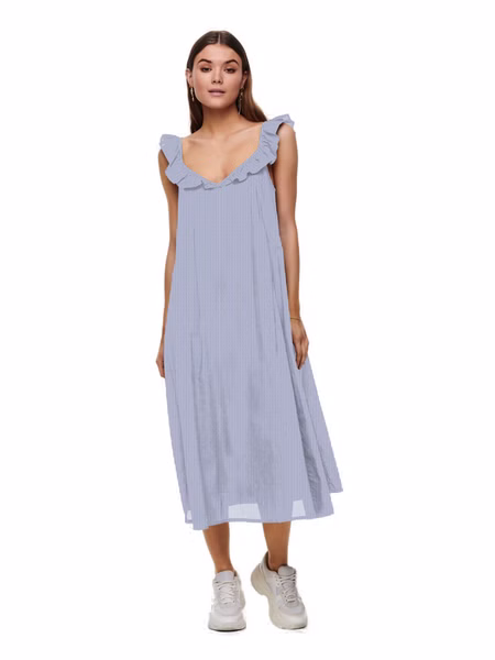 Only Damen Kleid ONLALLIE STRAP A CALF Only Damen Kleid ONLALLIE STRAP A CALF