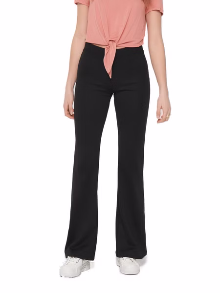 Only Damen Hose ONLFEVER - Flared -  Schwarz Only Damen Hose ONLFEVER - Flared -  Schwarz