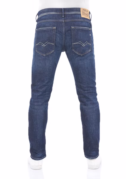 Replay Herren Jeans WILLBI Regular Fit - Blau - Dark Blue Denim Replay Herren Jeans WILLBI Regular Fit - Blau - Dark Blue Denim