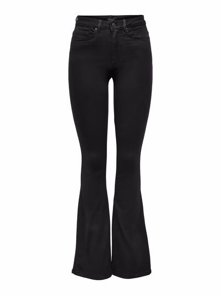 Only Damen Jeans ONLROYAL FLARE 600 Flared Fit -  Schwarz - Black Only Damen Jeans ONLROYAL FLARE 600 Flared Fit -  Schwarz - Black