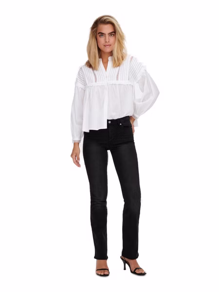 Only Damen Jeans ONLWAUW BJ1097 Flared Fit -  Schwarz - Washed Black Only Damen Jeans ONLWAUW BJ1097 Flared Fit -  Schwarz - Washed Black