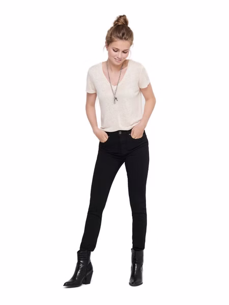 Only Damen Jeans ONLFOREVER SOO796C - Skinny Fit - Schwarz - Black Denim Only Damen Jeans ONLFOREVER SOO796C - Skinny Fit - Schwarz - Black Denim
