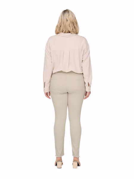 Carmakoma by Only Damen Jeans CARWILLY - Skinny Fit - Beige - Ecru - Plus Size Carmakoma by Only Damen Jeans CARWILLY - Skinny Fit - Beige - Ecru - Plus Size
