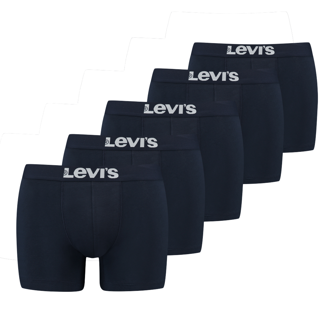 Levis Herren Boxershort SOLID BASIC BOXER 5er Pack