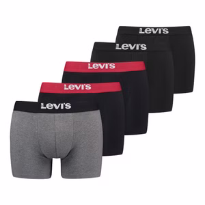 Levis Herren Boxershort SOLID BASIC BOXER 5er PackMehrfarbig