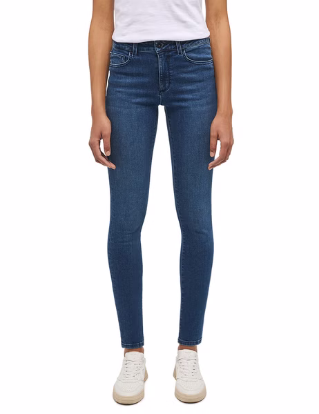 Mustang Damen Jeans SHELBY Skinny Fit - Blau - Blue Denim Mustang Damen Jeans SHELBY Skinny Fit - Blau - Blue Denim