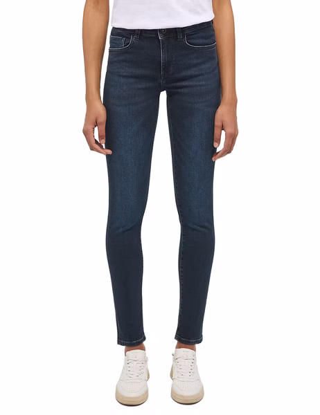 Mustang Damen Jeans SHELBY Slim Fit - Blau - Dark Blue Denim Mustang Damen Jeans SHELBY Slim Fit - Blau - Dark Blue Denim