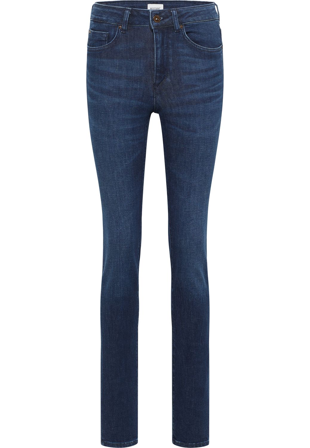 Mustang Damen Jeans SHELBY Slim Fit - Blau - Deep Blue Denim günstig online kaufen