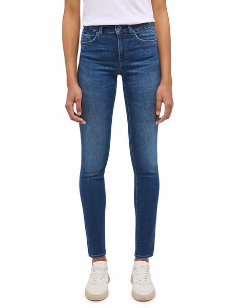 Mustang Damen Jeans SHELBY Slim Fit - Blau - Blue Denim Mustang Damen Jeans SHELBY Slim Fit - Blau - Blue Denim
