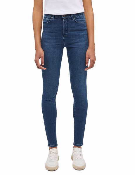 Mustang Damen Jeans GEORGIA Super Skinny Fit - Blau - Blue Denim Mustang Damen Jeans GEORGIA Super Skinny Fit - Blau - Blue Denim