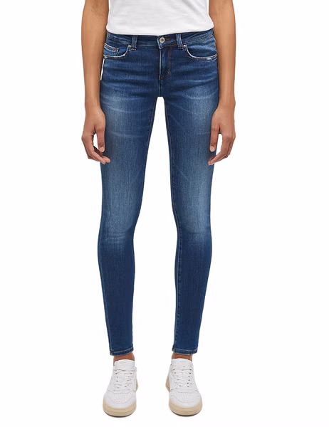 Mustang Damen Jeans QUINCY Skinny Fit - Blau - Mid Blue Denim Mustang Damen Jeans QUINCY Skinny Fit - Blau - Mid Blue Denim