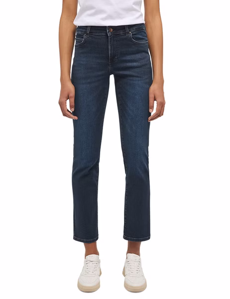 Mustang Damen Jeans CROSBY Relaxed Straight Fit - Blau - Dark Blue Denim Mustang Damen Jeans CROSBY Relaxed Straight Fit - Blau - Dark Blue Denim