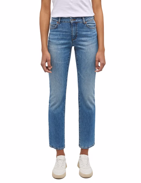Mustang Damen Jeans CROSBY Relaxed Straight Fit - Blau - Light Blue Denim Mustang Damen Jeans CROSBY Relaxed Straight Fit - Blau - Light Blue Denim
