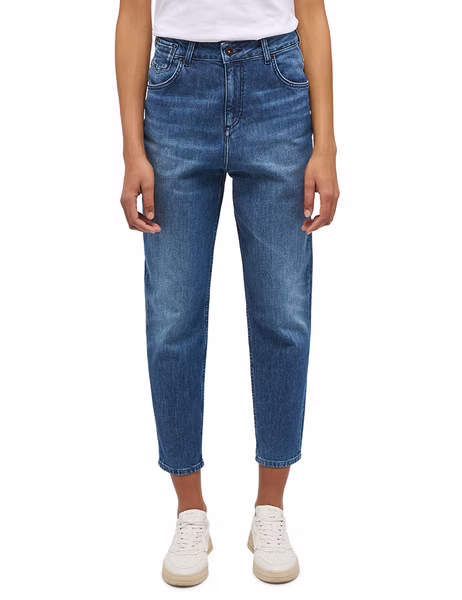 Mustang Damen Jeans CHARLOTTE Tapered Fit - Blau - Blue Denim Mustang Damen Jeans CHARLOTTE Tapered Fit - Blau - Blue Denim