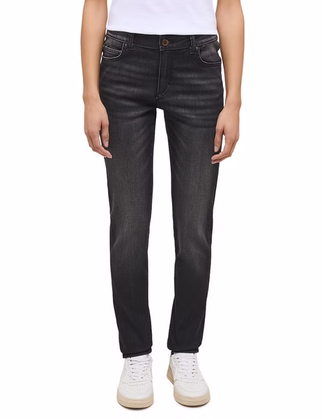 Mustang Damen Jeans CROSBY Relaxed Slim Fit - Schwarz - Black Denim Mustang Damen Jeans CROSBY Relaxed Slim Fit - Schwarz - Black Denim