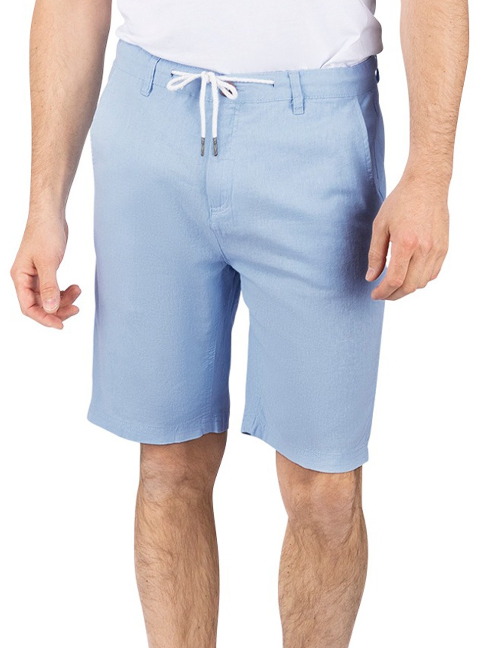 riverso Leinen Shorts Herren Sommer Regular Fit RIVOliver