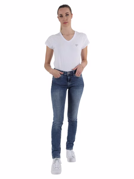 M.O.D. Damen Jeans MONIKA - Slim Fit - Blau - Ravish Blue M.O.D. Damen Jeans MONIKA - Slim Fit - Blau - Ravish Blue