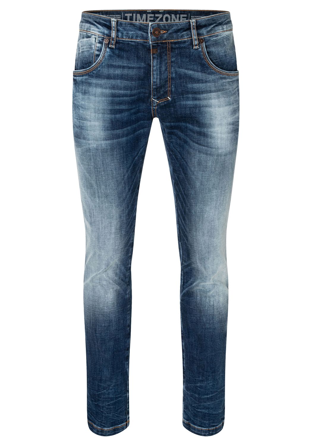 TIMEZONE Herren Jeans SLIM SCOTTTZ - Slim Fit - Blau - Blue Denim Wash günstig online kaufen