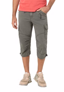 Timezone Herren 3/4 Cargo Hose LOOSE MILESTZ - Loose FitGrau