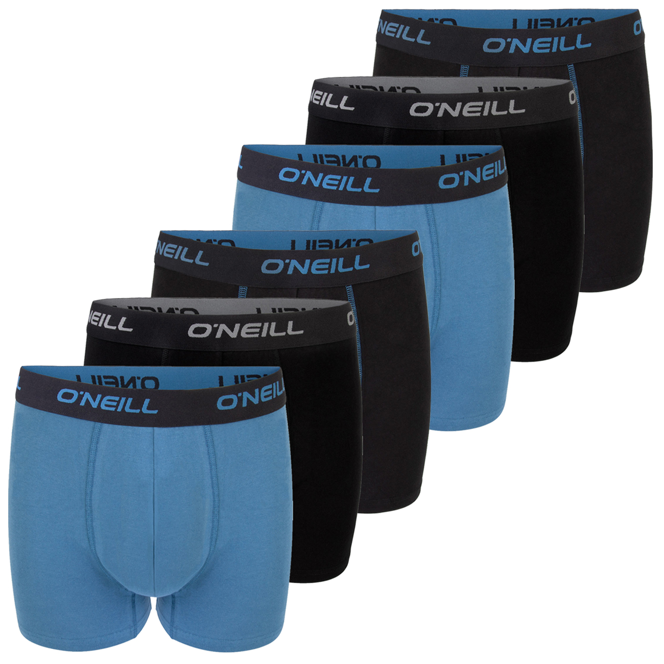 O`Neill Herren Boxershort Plain 6er Pack