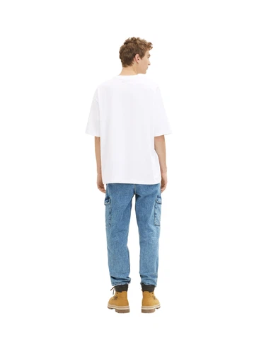 Tom Tailor Denim Herren T-Shirt OVERSIZED - Relaxed Fit